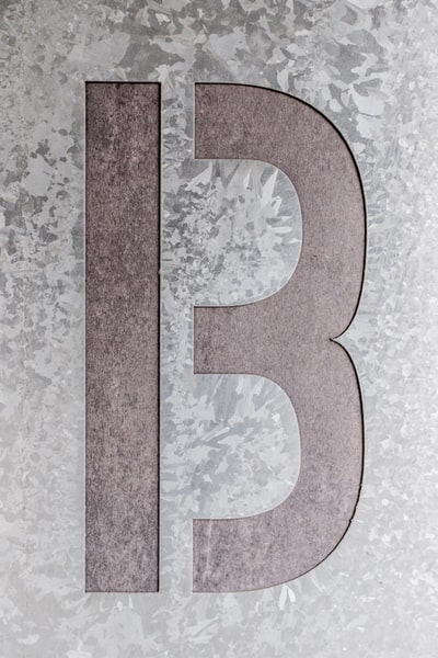 棕色和灰色字母B艺术品